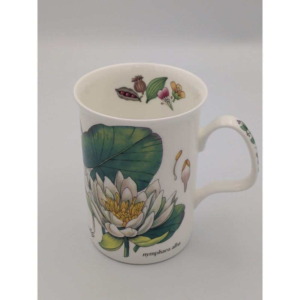 Roy Kirkham Botanical Mug Fine Bone China, Made In England Lilac  Waterlily 2004